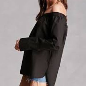 Black Off the Shoulder top
